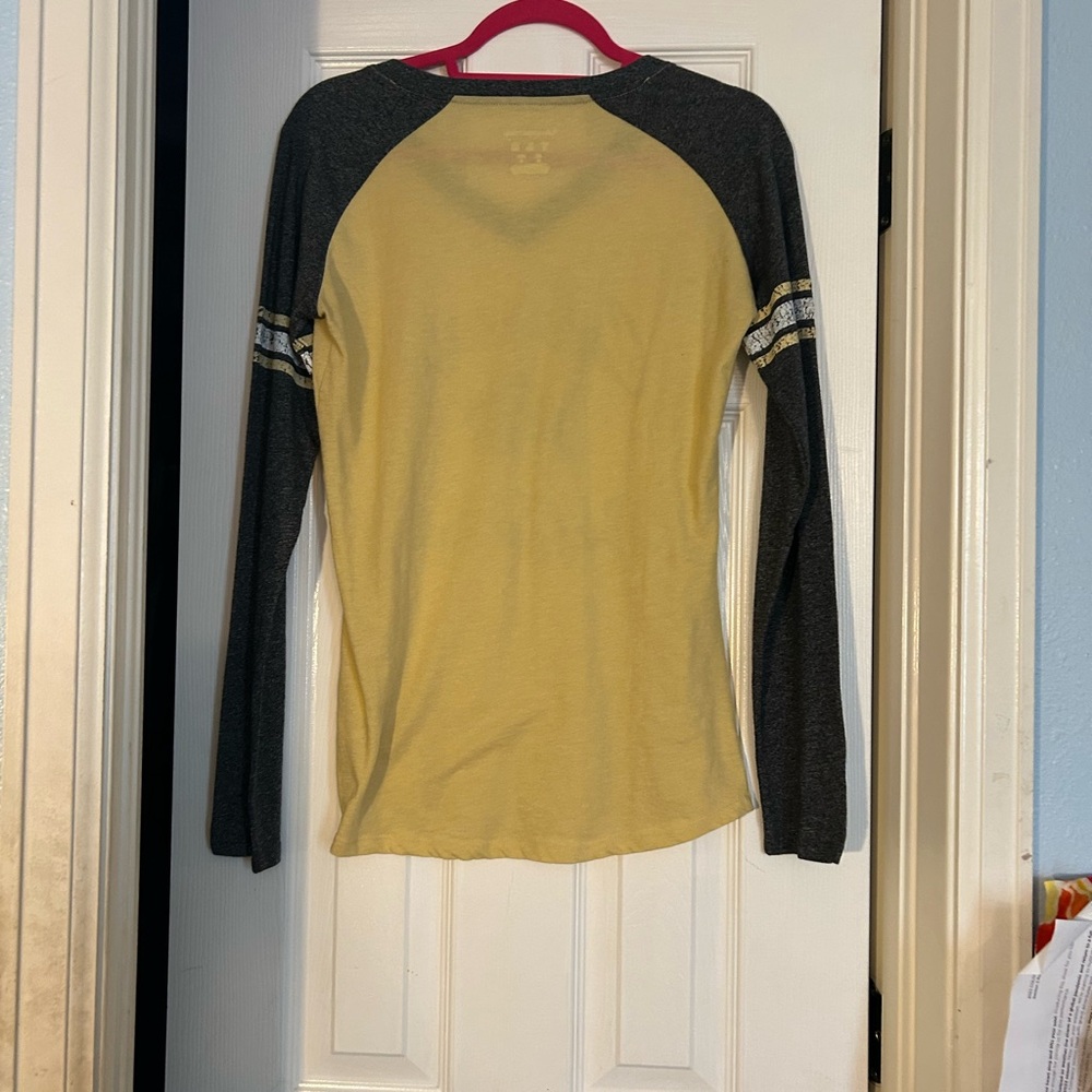 CU Colorado Buffaloes Yellow and Black Long Sleeve Tee - Picture 2 of 4